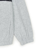 Dia Monogram Blocking Half Zip Sweatshirt