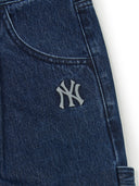 Basic Small Logo Carpenter Bermuda Denim Shorts