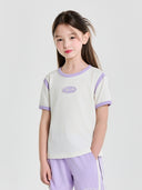 Vasrsity Round Logo Crop T-shirt (girl's)