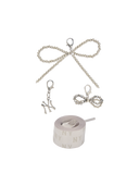 Team Logo Pearl Ribbon Shoelace Set