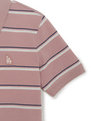 Women's Varsity Stripe Crop Polo T-Shirts