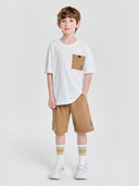 [cool Field] Basic Outdoor Mesh Pocket T-shirt Set