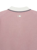 Women's Varsity Color Block Polo Short Sleeve Knit Pullover