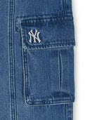 Women's Basic Cargo Denim Long Skirt
