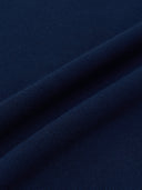 Varsity Tuck Texture Open Collar Short Sleeve Knit Pullover