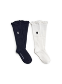 Basic Frill 2ea Knee Socks