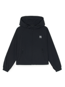Women's Sportive Varsity Crop Windbreaker