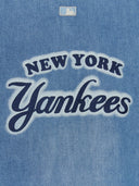 Varsity Logo Short Sleeve Denim Shirts