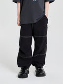 Basic Nylon Stitches Point Woven Pants