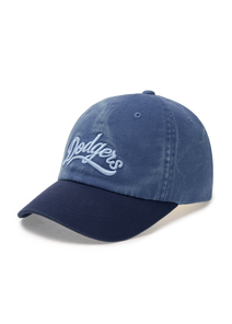 Varsity Vintage Cursive Color Block Unstructured Ball Cap
