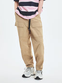 Gorpcore Belt Cargo Wide Taperd Pants