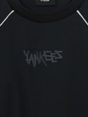 Street Basic Woven Big Logo Artwork T-shirt