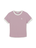 Women's Basic Small Logo Ringer T-Shirts