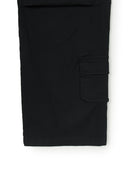 Woman Vintage Cotton Multi Cargo Semi-wide Pants