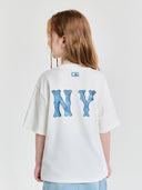 Monogram Denim Coopers Big Logo T-shirt
