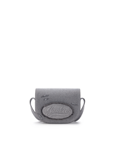 Cursive Vintage Denim Cross Bag