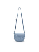 Cursive Vintage Denim Cross Bag