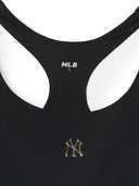 Women's Basic Lettering Band Point Crop Top