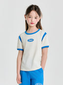 Vasrsity Round Logo Crop T-shirt (girl's)