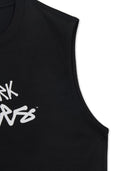 Sportive Mesh Graphic Sleeveless T-Shirts