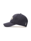 Varsity Cursive Fluffy Logo Unstructured Ball Cap