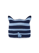 SUMMER STRIPE MEOWING BEANIE