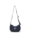 Dia Monogram Denim Jqd Hobo Bag