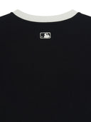 Women's Sportive Cursive Ringer Crop T-shirts