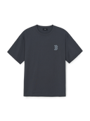 Vintage Denimlike Monogram Big Lux Over Fit T-shirt