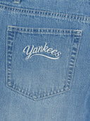 Women's Varsity Logo Wide Denim Pants