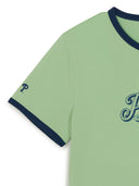 Women's Lettering Slim Semi Crop Linger T-shirts