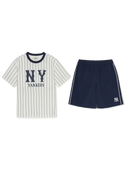 Varsity Striped T-shirt Set