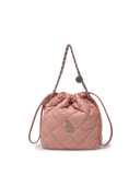 Basic Quilting PU Mini Bucket Cross Bag