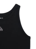 Women's Basic Small Logo Slim Crop Sleeveless T-shirts