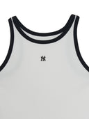Women's Basic Ringer Ribbed Sleeveless Ops