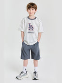 Varsity Striped T-shirt Set