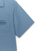 Varsity Vintage Cursive Short Sleeve Work Shirt
