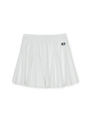 Basic Sportive Jersey Flared Skirt