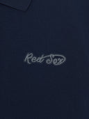 Varsity Small Cursive Over Fit Polo T-Shirts