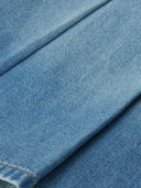 Women's Varsity Vintage Denim Cargo Pleated Skirt