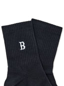 SMALL LOGO EMBROIDERY SOCKS 3PAIRS SET