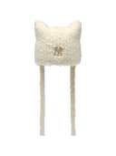 MEOWING EARFLAP BEANIE