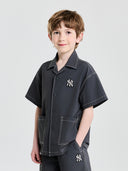 Basic Outdoor Stitches Short-slv Woven Shirt