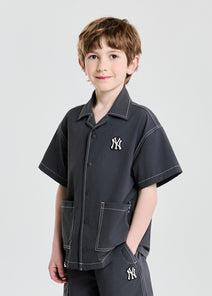 Basic Outdoor Stitches Short-slv Woven Shirt