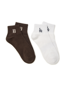 Small Logo Short Socks 2pairs Set