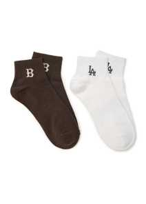 Small Logo Short Socks 2pairs Set