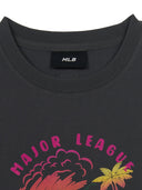 Women's Summer Vintage Washing Graphics Crop T-shirt