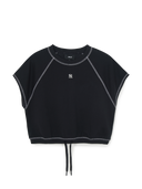 Women's Varsity Lettering Half Sleeve Sweatshirt