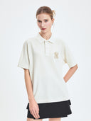 Basic Washing Over Fit Polo T-shirt
