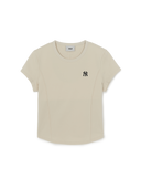 Women's Slim Crop Cap Sleeve T-shirt